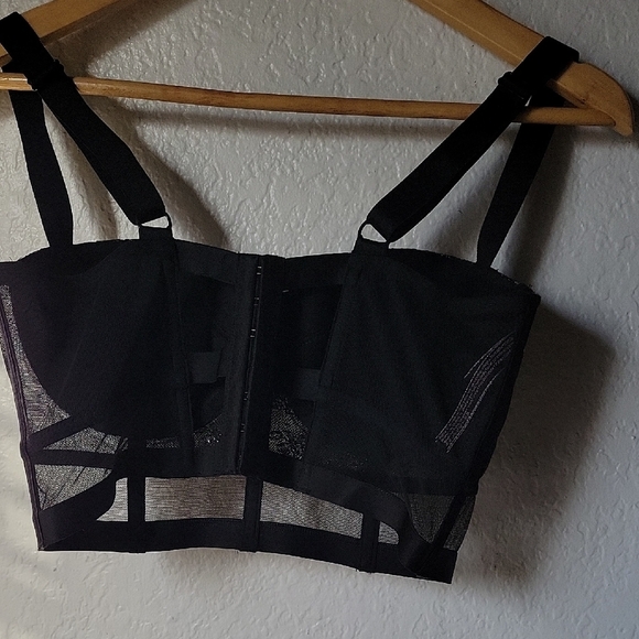 Victoria's Secret Black Embellished Bra Size 36C - Picture 9 of 16